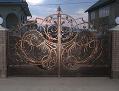 кованые ворота в москве 6